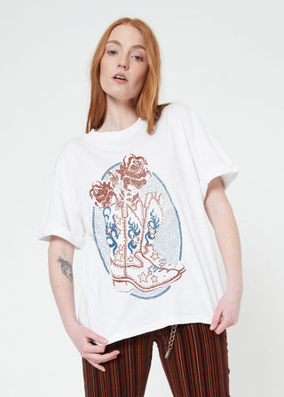 Boots and Roses Tee