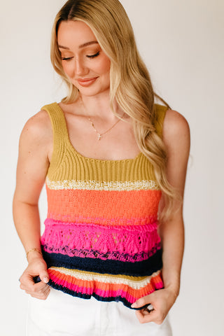 Softly Drifting Sweater Tank