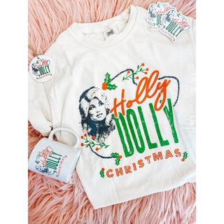 Holly Dolly Christmas T-Shirt - Persnickety Jane