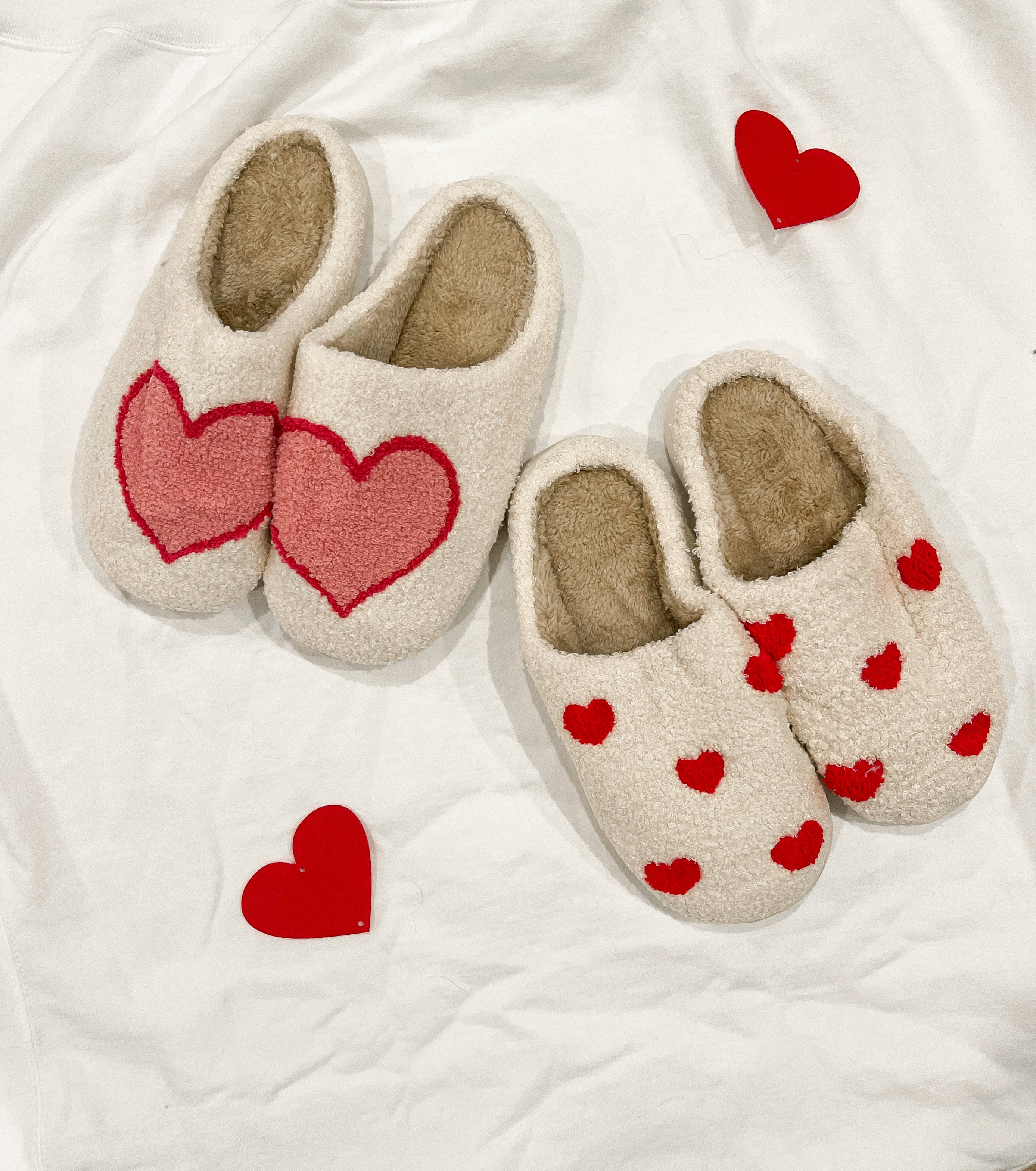 All My Love - Heart Slippers